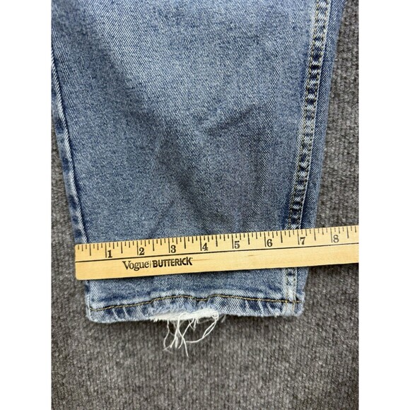 Levis 505 Jeans Men 38x32 (34x29.5) Blue Straight Leg Medium Wash - Picture 11 of 11